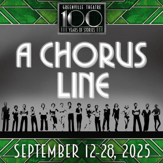 Chorus Line Poster with Show Dates