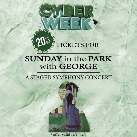 Cyber Week Sale SUNDAY IN THE PARK WITH GEORGE