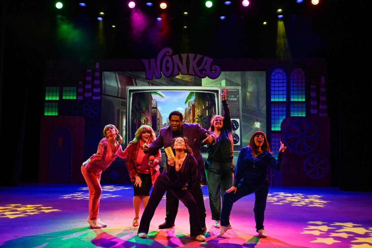 A golden ticket winner and her father and friends.